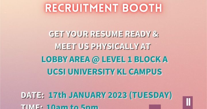 Public Bank Roadshow 2023 Poster Career Booth (17 Jan 2023)